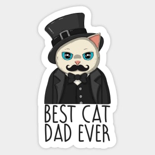 Best Cat Dad Ever Sticker